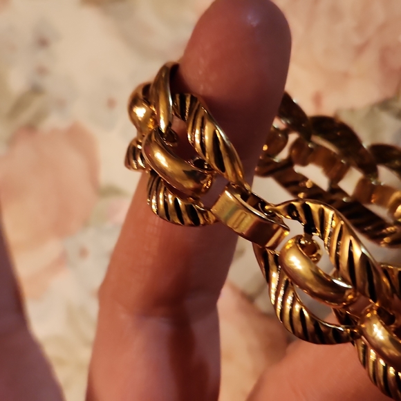 Vintage link bracelet new snap clasp - Picture 3 of 4